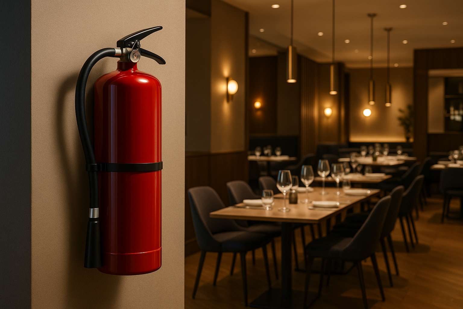 Brandblusvoorschriften voor restaurants