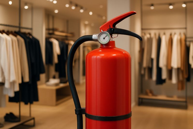 Rule for a Fire Extinguisher in a Shop | DesignFeu
