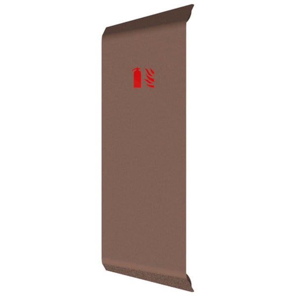Fire extinguisher cover reverso pale brown