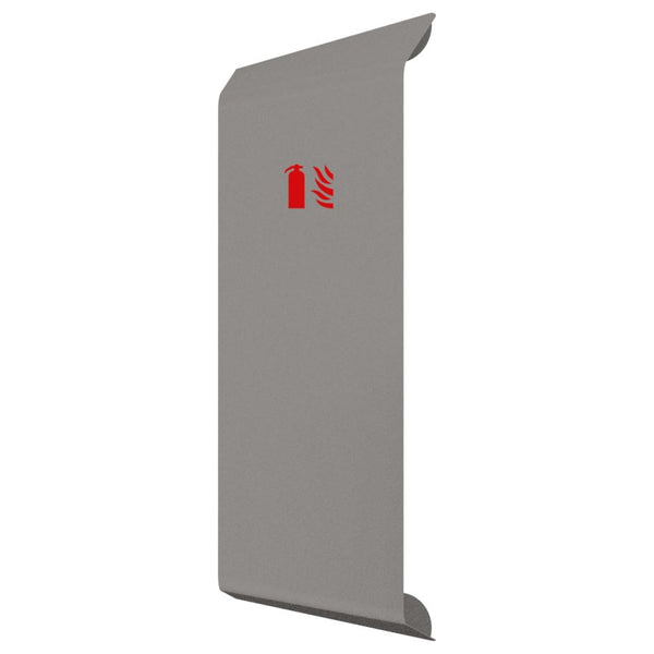 Fire extinguisher cover reverso natural grey