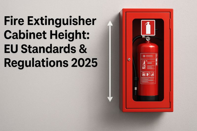 feuerlöscherkasten Höhe: EU-Normen und Verordnungen 2025