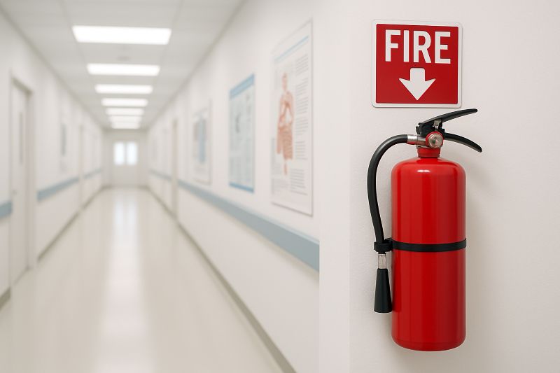 Normas sobre extintores para centros sanitarios