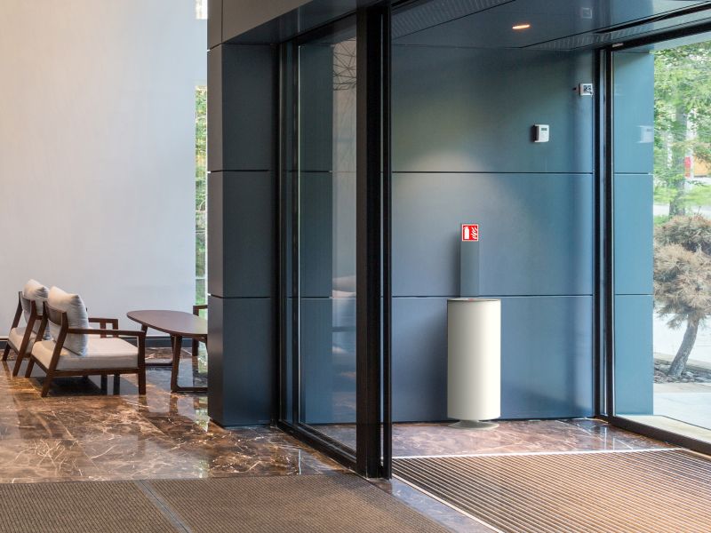 Come integrare gli estintori nell'arredamento dell'hotel