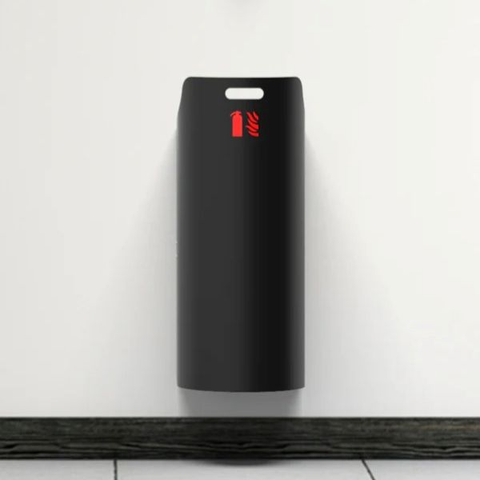 Finestra Controllo Copertura Estintore Antigraffio - Custodia Protettiva In PVC Per Emergenze (43,2x55,9 Cm) Chiusura Strappo Sicura