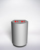 Alto Aluminium grijs kabinet met dubbele bodem, designstandaard voor twee brandblussers