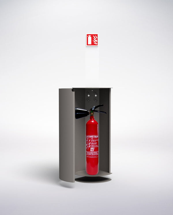 caixa de proteção para extintor