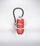 Plot 190mm - Suporte branco para extintor de incêndio de 6L ou 9L, 6kg ou 9kg